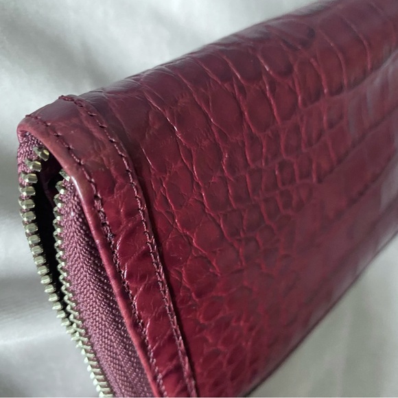 Halogen Big Croco Wallet Clutch - Picture 7 of 8
